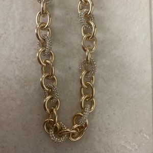 One necklace- gold and silver